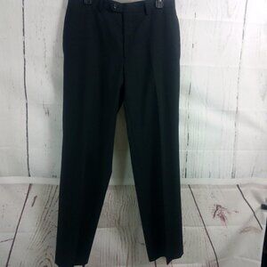 Alfani Men's Black Dress Pants 32x32 Flat Front